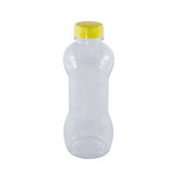 Clear Plastic Juice Bottle 1000ML Dumbbell Lid